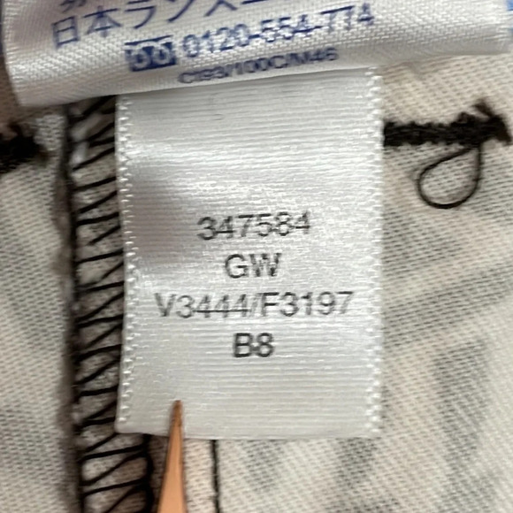 Lands’ End Cropped Brown Leaf Print Pants 10 - Picture 14 of 16